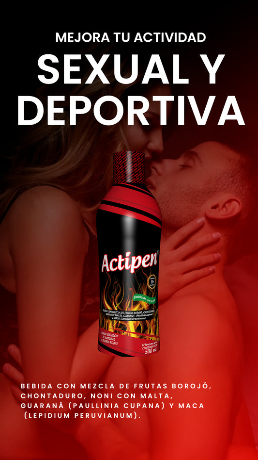 Actipen 500ml - Potenciador energético para una actividad deportiva y sexual